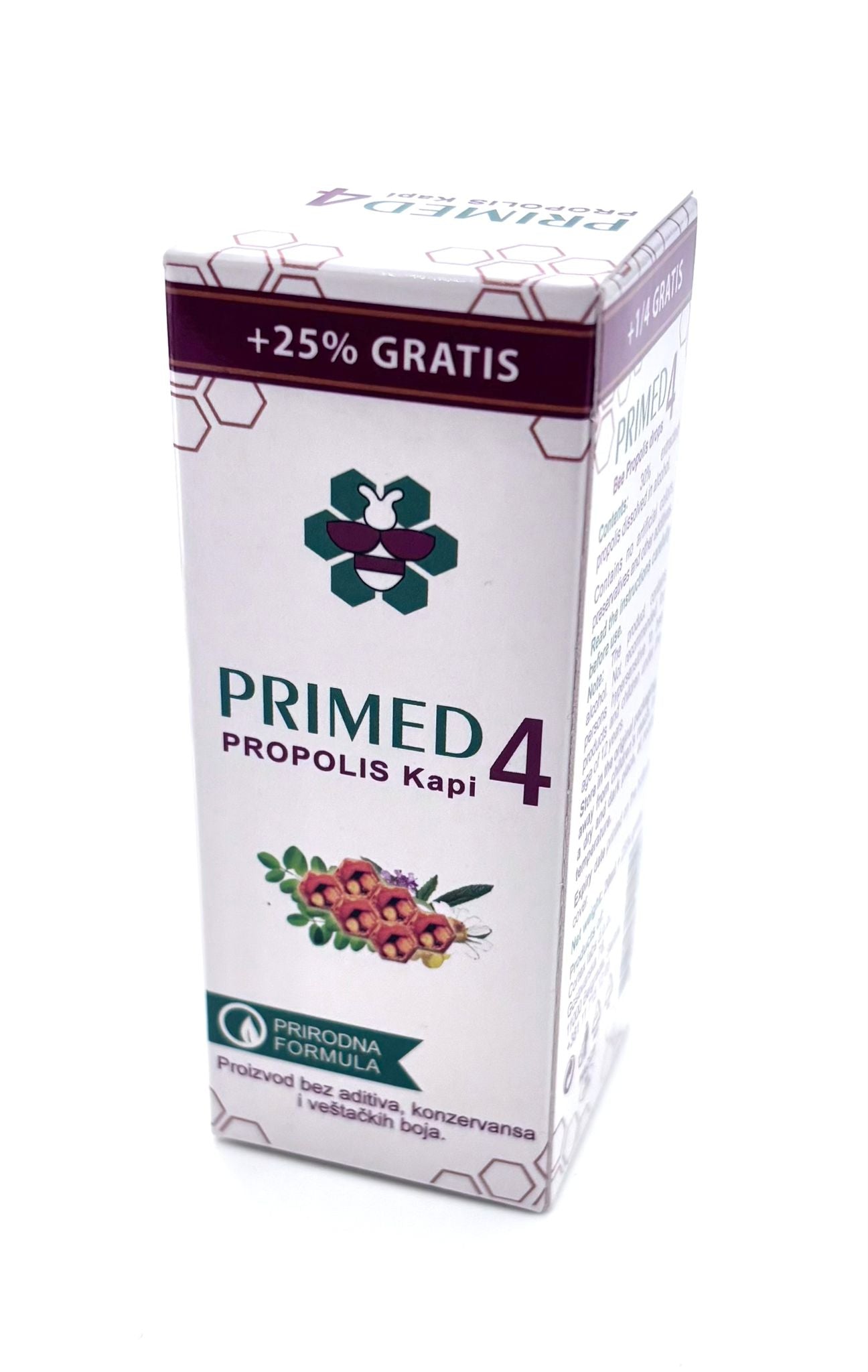 PRIMED 4 – Propolis kapi Prirodna podrška imunitetu i grlu
