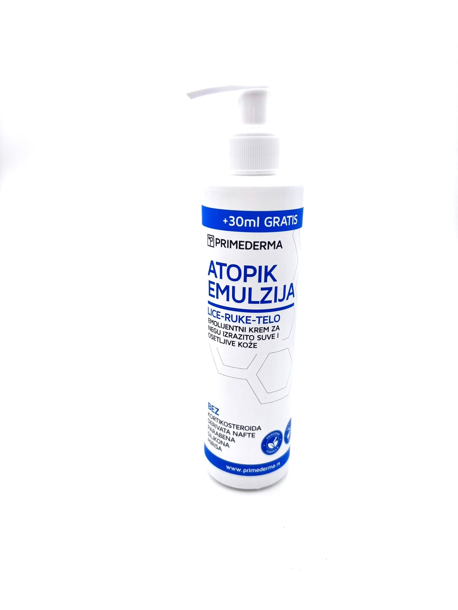 Primederma Atopik Emulzija   Gentle Emulsion for Atopic, Sensitive & Dry Skin