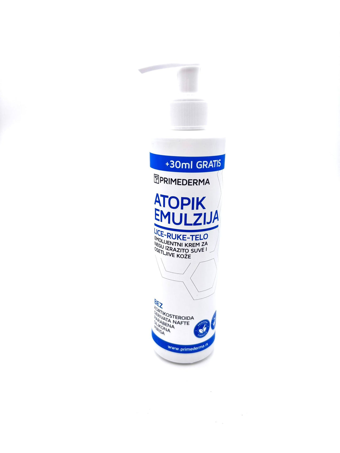 Primederma Atopik Emulzija&amp;nbsp;&amp;nbsp; Gentle Emulsion for Atopic, Sensitive &amp;amp; Dry Skin