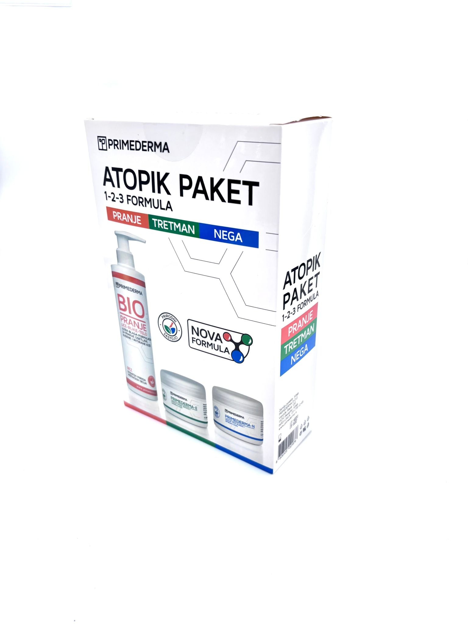Primederma Atopik Paket   Complete 3-Step Care for Atopic, Sensitive &amp;amp; Irritated Skin